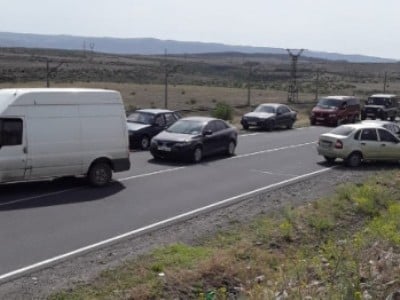 Жители села Артени Арагацотнской области Армении разблокировали дорогу Гюмри-Ереван