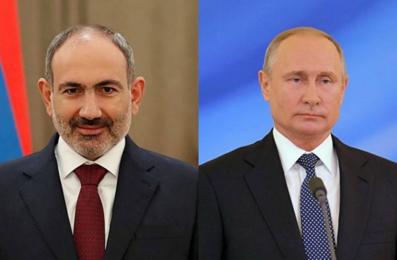 Նիկոլ Փաշինյանը հեռախոսազրույց է ունեցել Վլադիմիր Պուտինի հետ