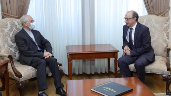 Արա Այվազյանն ընդունել է Հայաստանում Իրանի դեսպանին