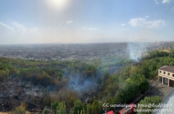 Հեռուստաաշտարակի մոտակայքում բռնկված հրդեհը մարվել է