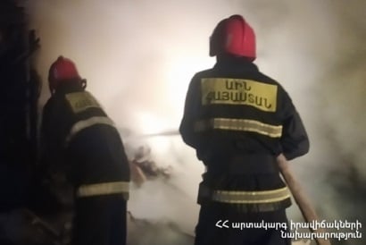 Հրդեհ՝ Ճամբարակի տներից մեկում. դեպքի վայր է մեկնել հրշեջ-փրկարարական ջոկատից 2 մարտական հաշվարկ