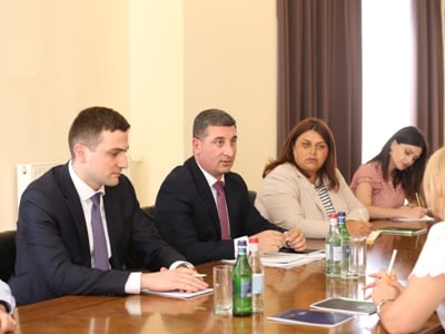 ՏԿԵ նախարարը եւ փոխնախարարը ընդունել են «ՏՐԱՍԵԿԱ» Միջկառավարական հանձնաժողովի գլխավոր քարտուղարին