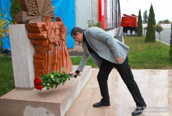 Президент Арцаха принял участие в мероприятии по случаю Дня сотрудника системы ГСЧС