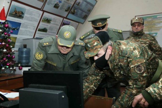 Начальник ГШ ВС Армении посетил одну из воинских частей ПВО
