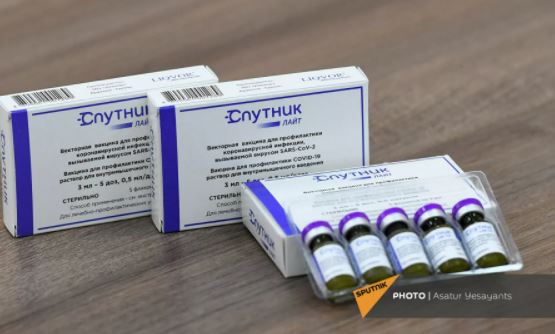 Спутник Лайт включен в перечень применяемых в Армении вакцин – Минздрав