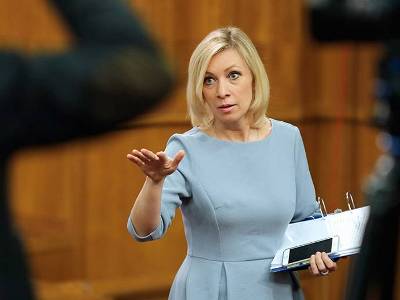Захарова прокомментировала публикацию Bloomberg о «вторжении» на Украину