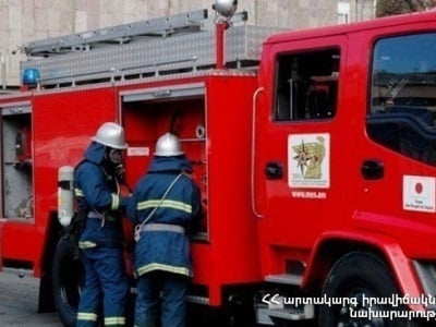 Հրդեհ Մեծամորում. այրվել են տնակ և 20 հա եղեգ