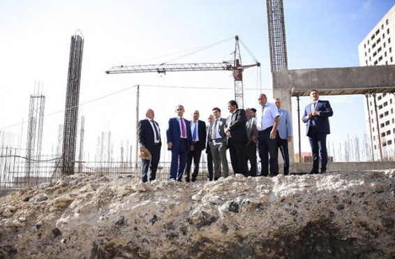 «Գազպրոմ Արմենիա»-ի տնօրենն այցելել է ուսումնամարզական համալիրի շինհրապարակ