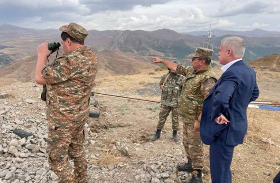 ՀԱՊԿ գլխավոր քարտուղարն այցելել է Վայոց Ձորի մարզի սահմանամերձ շրջան