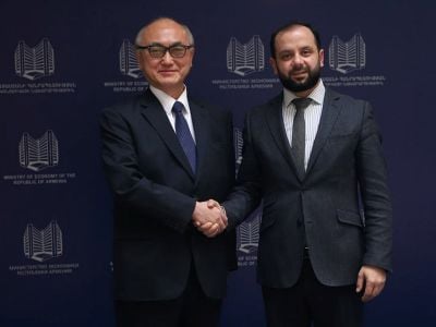 Замминистра экономики Армении и посол Японии обсудили вопрос участия Еревана в выставке «ЭКСПО-2025»