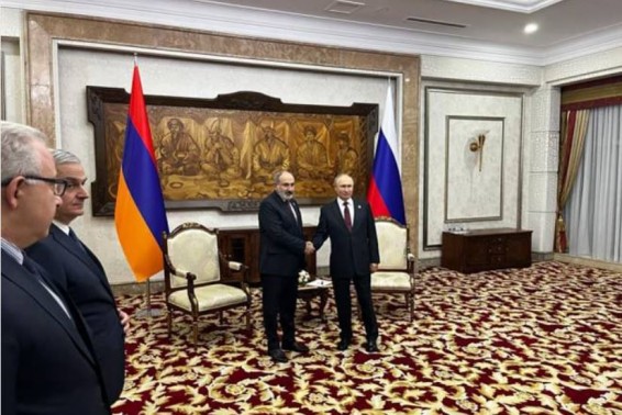 Стартовала встреча Пашинян-Путин