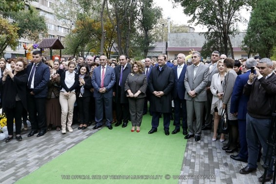 Երևանի հ. 126 մանկապարտեզը հիմնանորոգումից հետո իր դռներն է բացել շուրջ 350 սաների առջև
