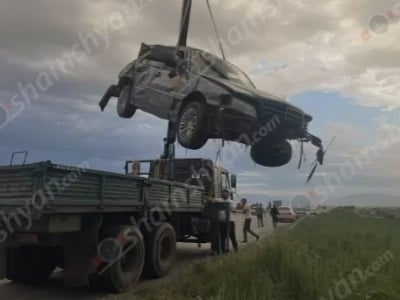 Արարատի մարզում 26-ամյա վարորդը Mercedes-ով հայտնվել է դաշտում. կա վիրավոր. Shamshyan.com