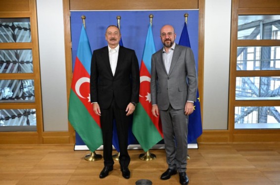 Ադրբեջանի ղեկավարը Միշելի հետ հանդիպմանը նշել է «բրյուսելյան ձևաչափի արդյունավետությունը»
