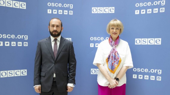 Միրզոյանը հանդիպում է ունեցել ԵԱՀԿ Գլխավոր քարտուղար Հելգա Շմիդի հետ