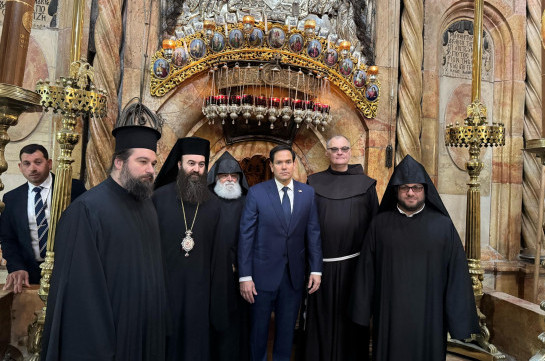 ԱՄՆ պետքարտուղար Մարկո Ռուբիոն Երուսաղեմում այցելել է Սուրբ Հարության տաճար
