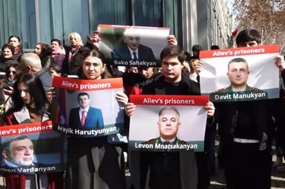 #ЯМыРубенВарданян: акция в поддержку Рубена Варданяна, незаконно удерживаемого в Азербайджане, проходит в Ереване