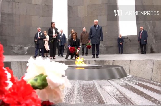 Министр иностранных дел Словении Таня Файон посетила Мемориальный комплекс Геноцида армян