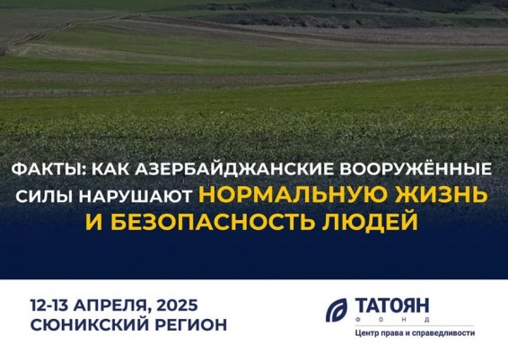 Минирование, вырубка заповедника «Шикаох» и другие вопиющие факты в приграничных с Азербайджаном селах Сюника обнародовал экс-Омбудсмен Армении