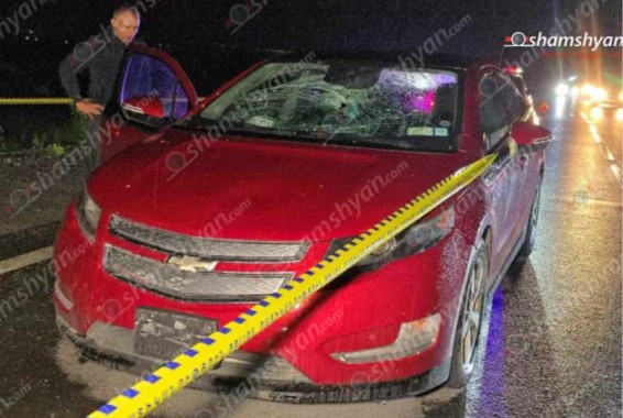 Արմավիրի մարզում 21-ամյա վարորդը Chevrolet Volt-ով վրաերթի է ենթարկել մայրուղին չթույլատրելի հատվածով անցնող հետիոտնին