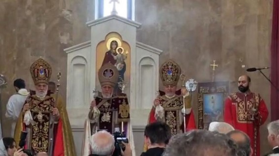 Գարեգին 2-րդի հանդիսապետությամբ օծվեց Բելառուսի առաջին հայկական եկեղեցին