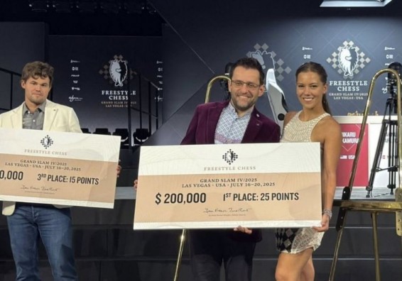 Левон Аронян выиграл супертурнир Freestyle Chess Grand Slam в Лас Вегасе