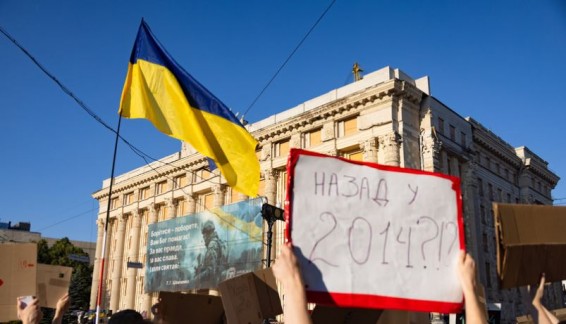 На Украине снова начались митинги из-за закона Зеленского о НАБУ и САП