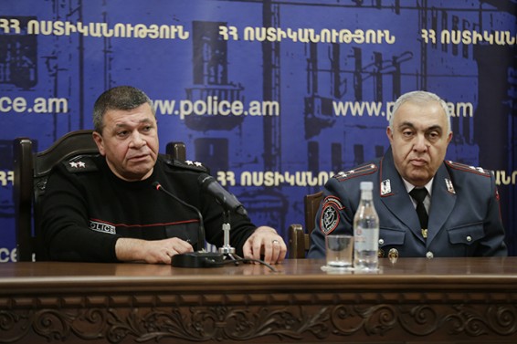 Photo. Վլադիմիր Գասպարյանը աշխատանքային հանդիպում ունեցավ քրեական հետախուզության գլխավոր վարչության անձնակազմի հետ