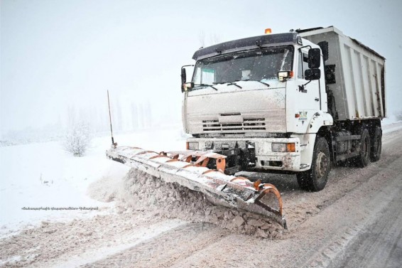 Արթիկի, Արագածի տարածաշրջանների ավտոճանապարհներին բուք է