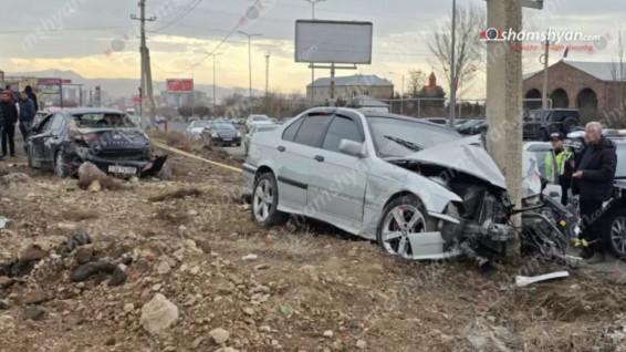 Երևան-Աշտարակ ավտոճանապարհին մեքենաներ են բախվել․ կան տուժածներ