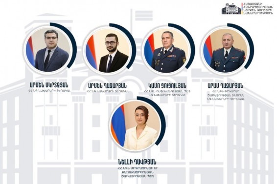 ՆԳ նախարարի տեղակալները և ՆԳՆ միգրացիայի և քաղաքացիության ծառայության պետը վերանշանակվել են պաշտոններում