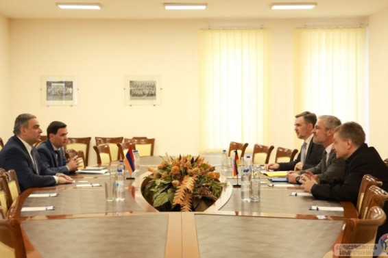 Գերմանական պատվիրակությունը ՊՆ-ում անվտանգությանը վերաբերող հարցեր է քննարկել