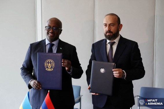 Հայաստանի ու Ռուանդայի ԱԳ նախարարները համաձայնագիր են ստորագրել