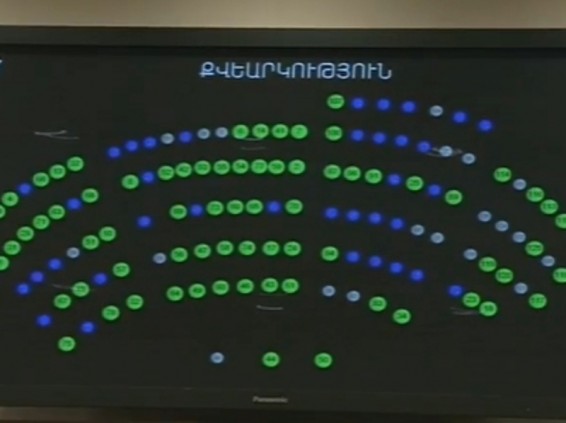 Ազգային ժողովը 3-րդ ընթերցմամբ ընդունել է «ՀԿ–ների մասին» օրենքի նախագիծը