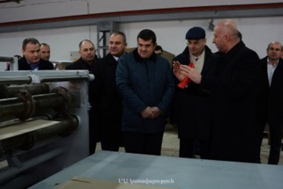 Արայիկ Հարությունյանը մասնակցել է «Գրանդ հոլդինգ»-ի կողմից հիմնված նոր արտադրամասի բացմանը