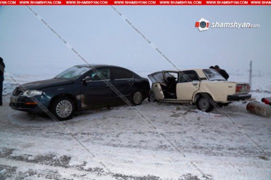 Ողբերգական վթար Երևան-Գյումրի ճանապարհին. կա 2 զոհ, 3 տուժած