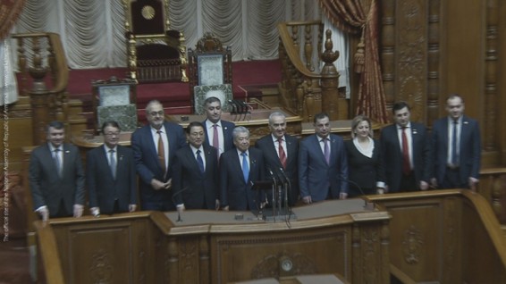 Возглавляемую Г.Саакяном делегацию принял председатель Палаты советников Парламента Японии