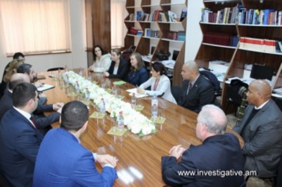 ՀՀ ՔԿ-ում ընդունել են ԱՄՆ իրավապահ համագործակցության և թմրամիջոցների դեմ պայքարի պատվիրակությանը