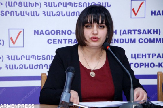 Խիստ նախնական արդյունքներով Արցախի սահմանադրական հանրաքվեին 76,5% մասնակցություն է գրանցվել. Սրբուհի Արզումանյան