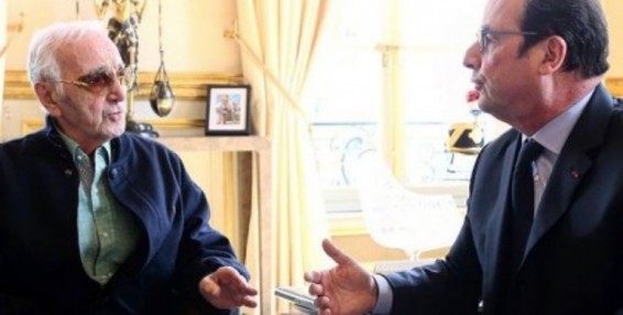 Ազնավուրն Օլանդի հետ քննարկել է ԼՂ հարցը