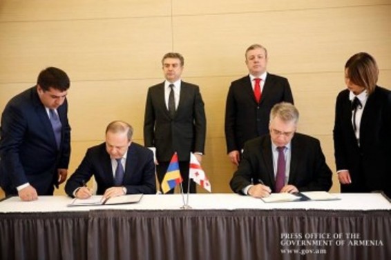 Հայաստանի և Վրաստանի վարչապետերը համաձայնագիր են ստորագրել