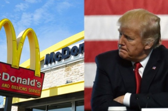McDonald's-ը ջնջել է Թրամփի հասցեին վիրավորական «թվիթը»