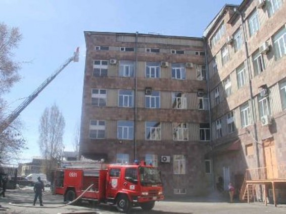 Ուսումնական վարժանք. ՀԷՑ-ում հրդեհ է բռնկվել. սկսել են տարհանել մարդկանց