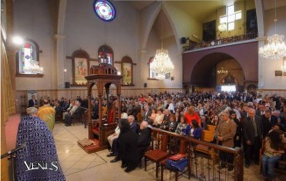 Photo.Հալեպի հայկական եկեղեցիներում մատուցվել է Սուրբ Հարության պատարագ