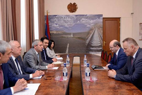 Վահան Մարտիրոսյանն ընդունել է «Ռուսական երկաթուղիներ»-ի առաջին փոխնախագահին