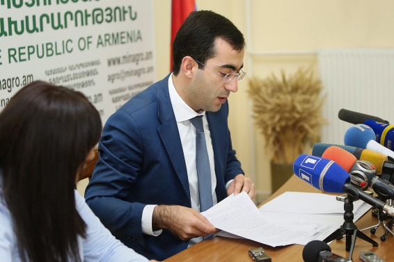 Արտահանվել է 65000 տոննա պտուղ-բանջարեղեն, որից՝ 26000 տոննա ծիրան.  Ռոբերտ Մակարյան