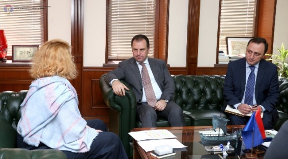 ՀՀ պաշտպանության նախարարն ընդունել է ԵԽ երևանյան գրասենյակի ղեկավարին